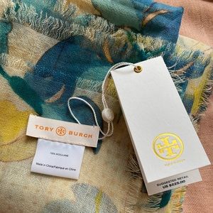 Tory Burch Primula Dot Square Scarf